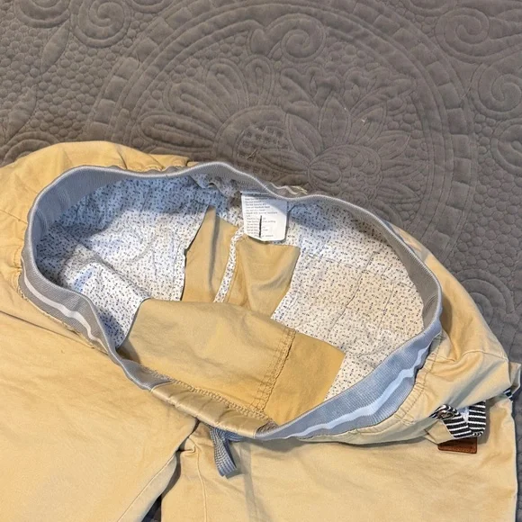 Men's Beige Athletic Shorts with Drawstring - Picture 10 of 11